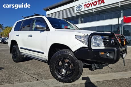 White 2015 Toyota Landcruiser Wagon Gxl (4X4)