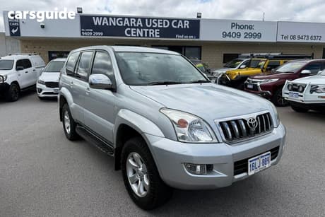 Silver 2003 Toyota Landcruiser Prado Wagon Gxl (4X4)