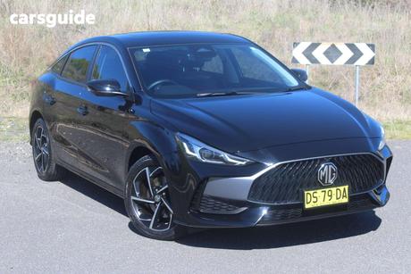 Black 2025 MG MG5 Sedan Essence