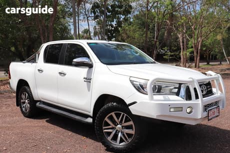 White 2018 Toyota Hilux Dual Cab Utility Sr5 (4X4)