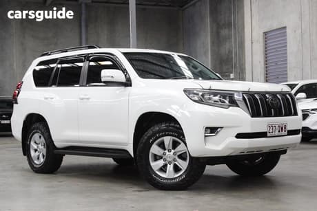 White 2017 Toyota Landcruiser Prado Wagon Gx (4X4)
