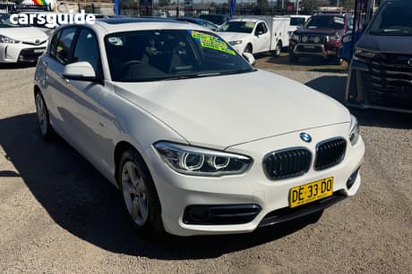 White 2018 BMW 1 Hatch 18I SPORT LINE F20 LCI MY18