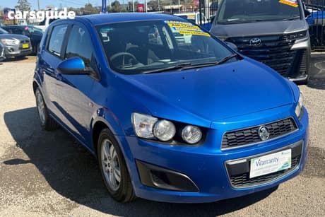 Blue 2012 Holden Barina Hatch CD TM MY13