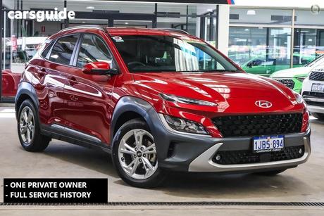 Red 2021 Hyundai Kona Wagon Elite (Fwd)