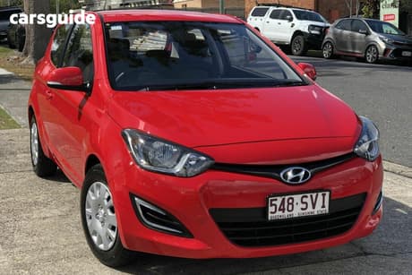 Red 2012 Hyundai I20 Hatchback Active