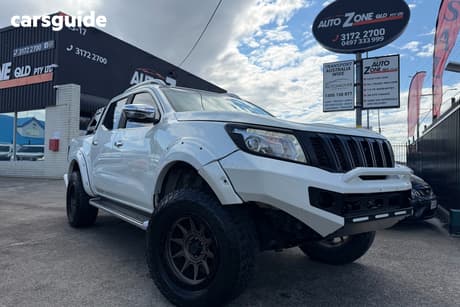 White 2018 Nissan Navara Dual Cab Utility St-X (4X4) (Sunroof)