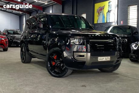 Black 2021 Land Rover Defender Wagon 110 P400 X (294Kw)