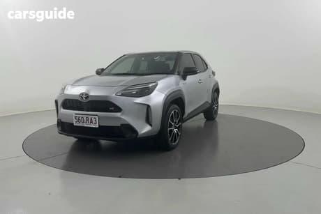 Silver 2022 Toyota Yaris Cross Wagon Gr Sport Hybrid