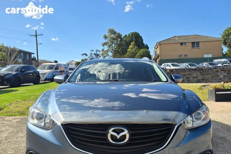 Blue 2013 Mazda 6 Wagon Sport
