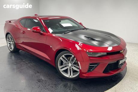 Red 2018 Chevrolet Camaro Coupe 2Ss