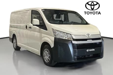 White 2022 Toyota HiAce Van Lwb