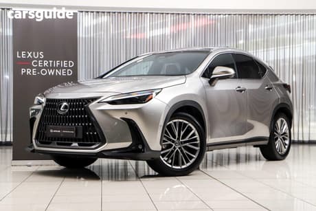 Silver 2025 Lexus NX350H Wagon Sports Luxury Hybrid Awd