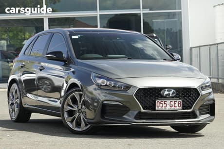 Grey 2022 Hyundai I30 Hatchback N Line Premium