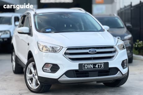 White 2018 Ford Escape Wagon Trend (Awd) (5 Yr)