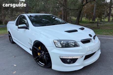 White 2010 HSV Maloo Ute Tray GXP E2 SERIES