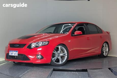 Red 2009 Ford Falcon Sedan Xr8