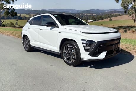 White 2026 Hyundai Kona Wagon Hybrid