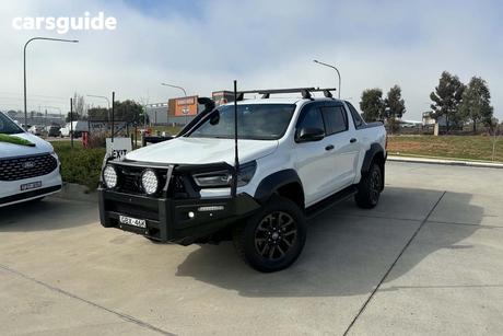 White 2024 Toyota Hilux Double Cab Pick Up Rogue 48V (4X4)