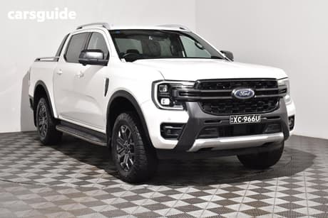 White 2023 Ford Ranger Double Cab Pick Up Wildtrak 3.0 (4X4)