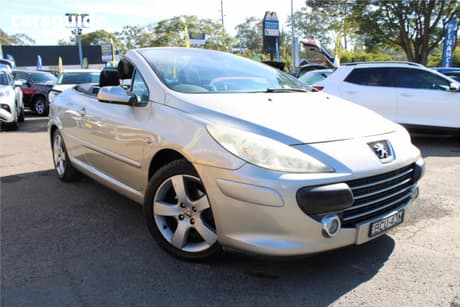 Grey 2007 Peugeot 307 Cabriolet Cc Dynamic