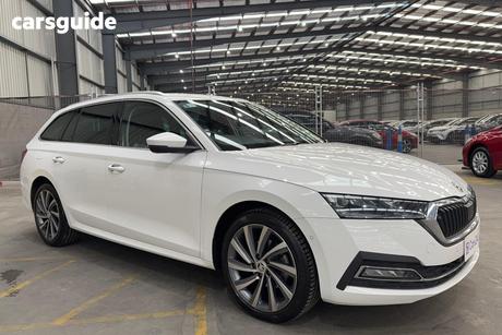 White 2021 Skoda Octavia Wagon 110 Tsi Style