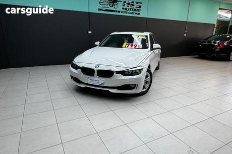 White 2014 BMW 3 Sedan 16I F30 MY14
