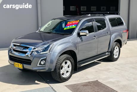 Grey 2020 Isuzu D-MAX Crew Cab Utility Ls-U (4X4)