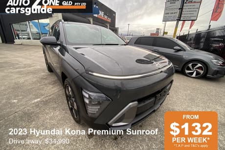 Grey 2023 Hyundai Kona Wagon Premium Sunroof