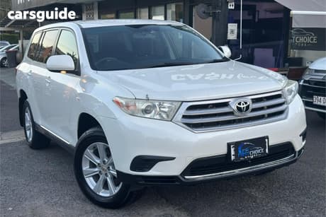 White 2011 Toyota Kluger Wagon Kx-R (Fwd) 5 Seat