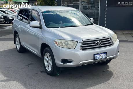 Silver 2009 Toyota Kluger Wagon Altitude (4X4)