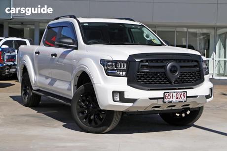 White 2026 GWM Cannon Alpha Dual Cab Utility Lux Phev (4X4)