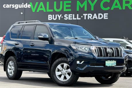 Blue 2020 Toyota Landcruiser Prado Wagon Gxl