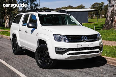 White 2019 Volkswagen Amarok Dual Cab Utility Tdi550 Core 4Motion (4X4)