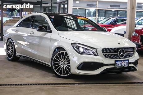 White 2017 Mercedes-Benz CLA250 Coupe Sport 4Matic