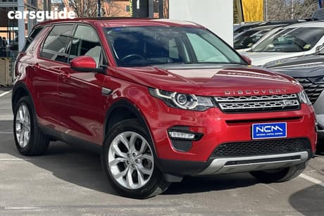 Red 2017 Land Rover Discovery Sport Wagon Td4 (110Kw) Hse 5 Seat