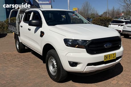 White 2021 Ford Ranger Double Cab Chassis Xl 2.0 (4X4)