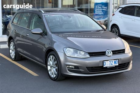 Grey 2014 Volkswagen Golf Wagon 103 Tsi Highline