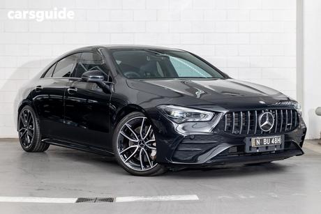 Black 2024 Mercedes-Benz CLA35 Coupe 4Matic