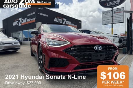 Red 2021 Hyundai Sonata Sedan N Line