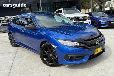 Blue 2017 Honda Civic Sedan Rs