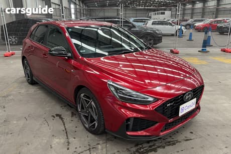 Red 2024 Hyundai I30 Sedan N Line