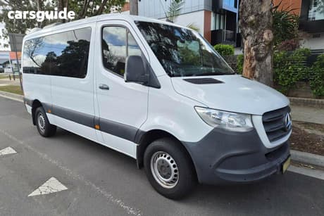 White 2019 Mercedes-Benz Sprinter Van 416Cdi Vs30 Mwb Rwd