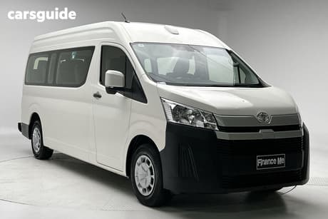 White 2023 Toyota HiAce Bus Slwb Commuter (12 Seats)
