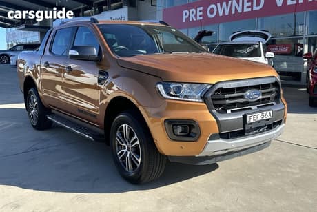 Orange 2021 Ford Ranger Double Cab Pick Up Wildtrak 2.0 (4X4)