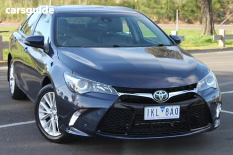 Blue 2017 Toyota Camry Sedan Atara Sl
