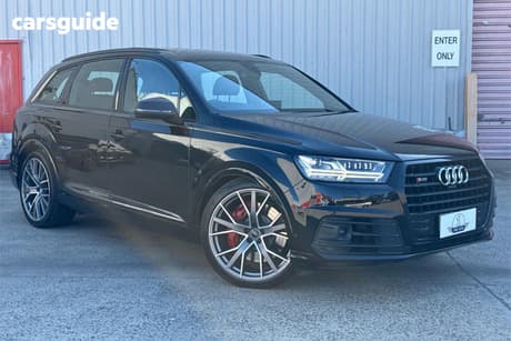 Black 2018 Audi SQ7 Wagon 4.0 Tdi V8 Quattro