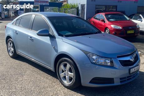Blue 2010 Holden Cruze Sedan Cd