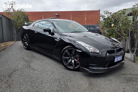 Black 2008 Nissan Skyline Coupe GTR R35