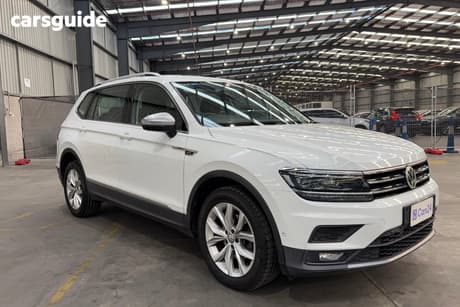 White 2018 Volkswagen Tiguan Wagon Allspace 110 Tdi Comfortline