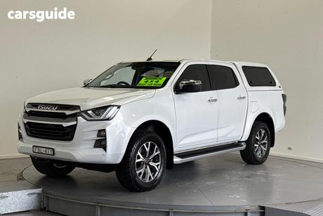 White 2022 Isuzu D-MAX Crew Cab Utility Ls-U+ (4X4)